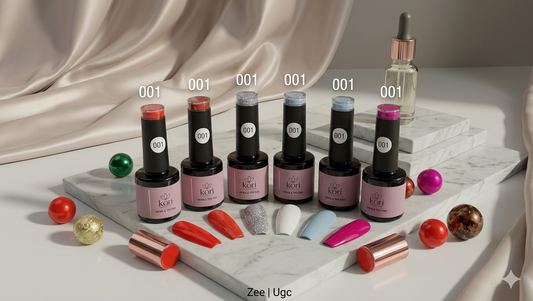 Kōri Gel Nail Paints | Dazzling Sparkle & Shine | Professional Gel Formula