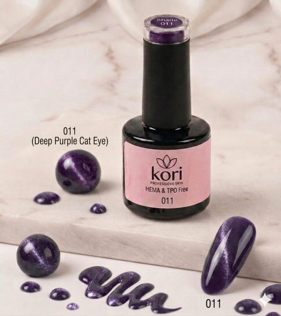 Kōri 9D Cat Eye Gel Nail Paints | Magnetic Multi-Dimensional Effect | Salon-Quality Formula
