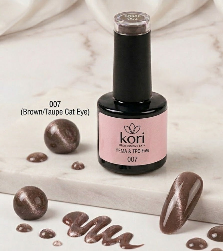 Kōri 9D Cat Eye Gel Nail Paints | Magnetic Multi-Dimensional Effect | Salon-Quality Formula